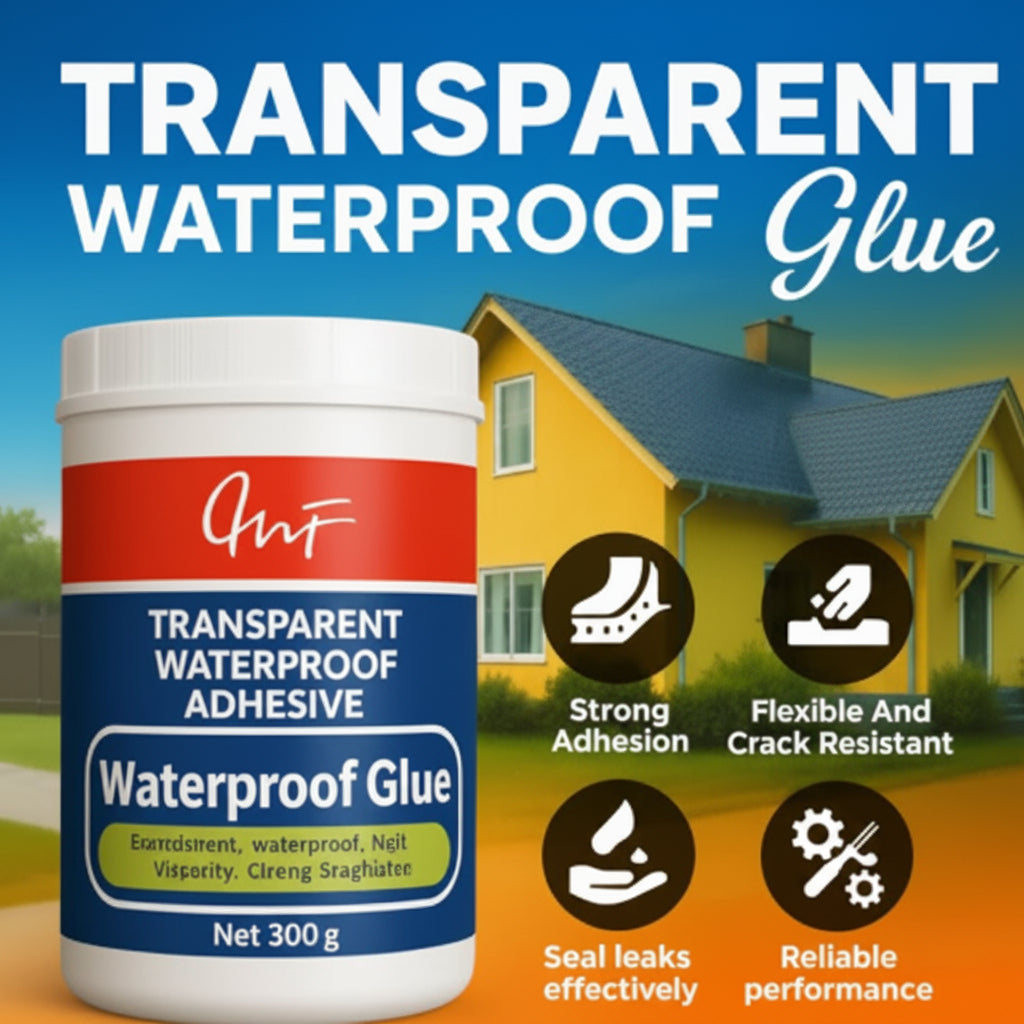 300g Hydra Sealant Waterproof Leak Agent, Anti leakage, Transparent Waterproof Paint, Original highly effective & Transparent Sealant glue (with free brush)